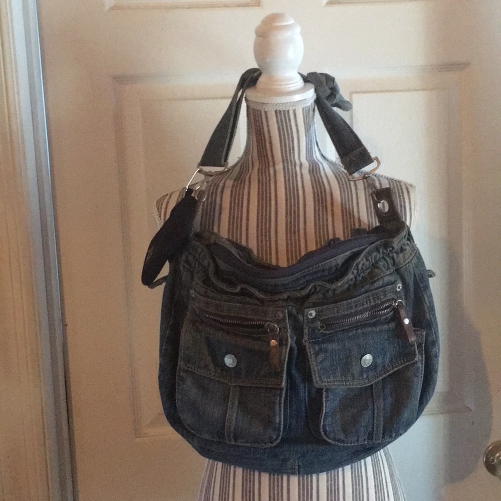 Jean shoulder purse